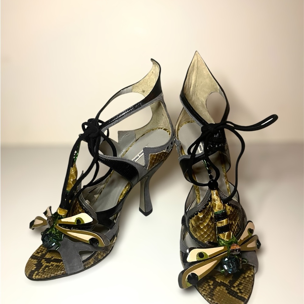 Miu Miu S/S 2008 Dragon Fly Sandals